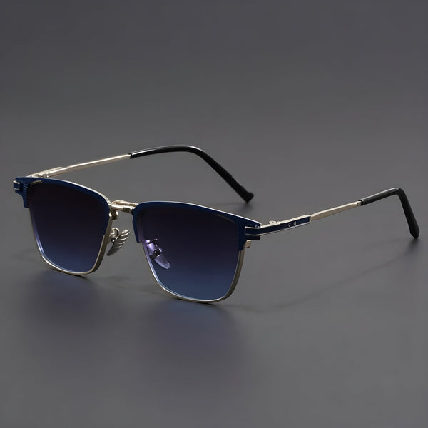 MEN'S HALF-FRAME POLARIZED PHOTOCHROMIC SUNGLASSES