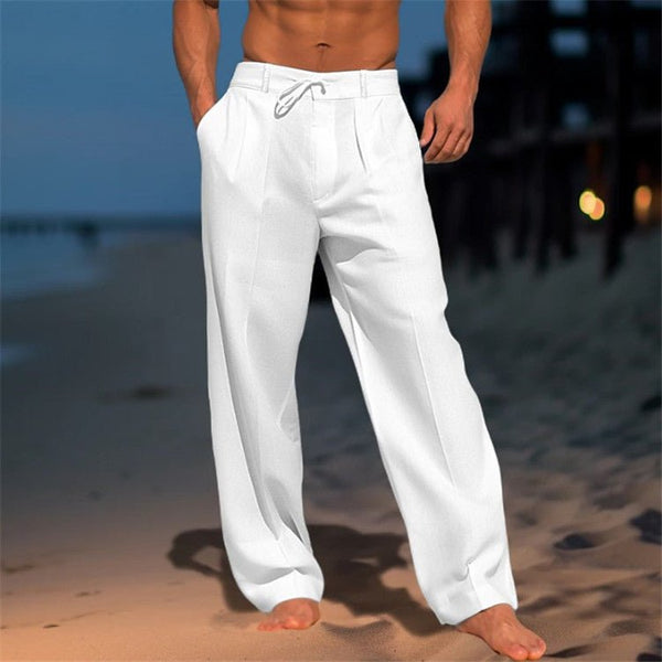 MEN'S RELAXED DRAWSTRING SUMMER PANTS - Zarino Newstyle