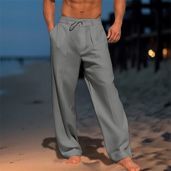 MEN'S RELAXED DRAWSTRING SUMMER PANTS