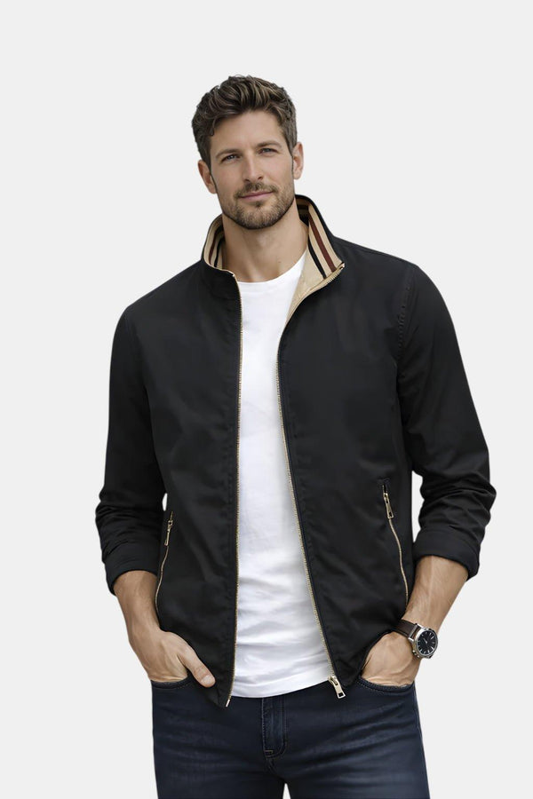 ALISTAIR | MEN'S LIGHTWEIGHT CASUAL JACKET, ZIP-UP SPRING OUTERWEAR - Zarino Newstyle