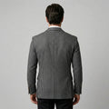 BENNETT | MEN'S DOUBLE-BREASTED CHECK BLAZER, SLIM FIT STRUCTURED LAPEL SMART-CASUAL JACKET - Zarino Newstyle