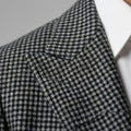 BENNETT | MEN'S DOUBLE-BREASTED CHECK BLAZER, SLIM FIT STRUCTURED LAPEL SMART-CASUAL JACKET - Zarino Newstyle