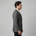 BENNETT | MEN'S DOUBLE-BREASTED CHECK BLAZER, SLIM FIT STRUCTURED LAPEL SMART-CASUAL JACKET - Zarino Newstyle