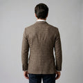 BENNETT | MEN'S DOUBLE-BREASTED CHECK BLAZER, SLIM FIT STRUCTURED LAPEL SMART-CASUAL JACKET - Zarino Newstyle