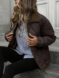 CELINE | WOMEN'S DIAMOND-QUILTED PADDED JACKET, RELAXED FIT INSULATED WINTER COAT - Zarino Newstyle