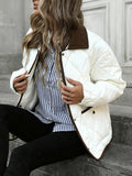 CELINE | WOMEN'S DIAMOND-QUILTED PADDED JACKET, RELAXED FIT INSULATED WINTER COAT - Zarino Newstyle