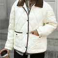 CELINE | WOMEN'S DIAMOND-QUILTED PADDED JACKET, RELAXED FIT INSULATED WINTER COAT - Zarino Newstyle