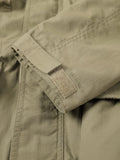 COLTER | MEN'S MULTI-POCKET CARGO JACKET, HOODED UTILITY OUTDOOR JACKET – KHAKI - Zarino Newstyle
