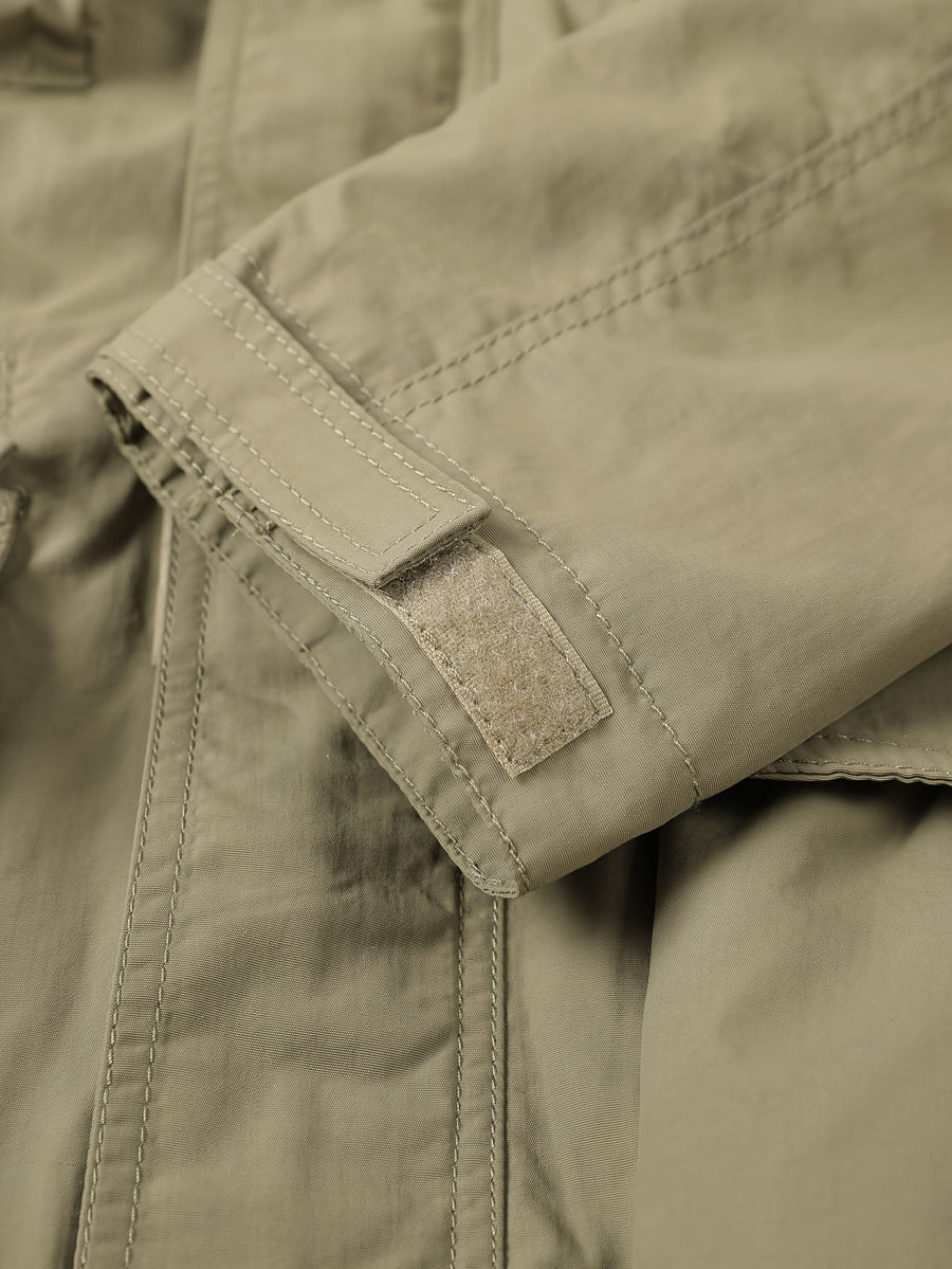 COLTER | MEN'S MULTI-POCKET CARGO JACKET, HOODED UTILITY OUTDOOR JACKET – KHAKI - Zarino Newstyle