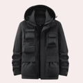 CROSBY | MEN'S LIGHTWEIGHT HOODED UTILITY JACKET, QUICK-DRY MULTI-POCKET CASUAL COAT - Zarino Newstyle