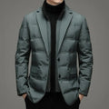 DECLAN | MEN'S QUILTED PUFFER BLAZER, INSULATED TAILORED WINTER JACKET - Zarino Newstyle