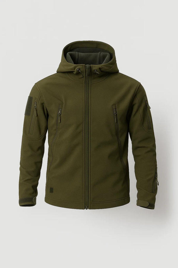 EVERETT | MEN'S OUTDOOR HOODED JACKET, LIGHTWEIGHT ZIP-UP SPRING OUTERWEAR