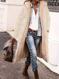 GREER | WOMEN'S REVERSIBLE LONG PUFFER COAT, SHERPA-LINED HOODED WINTER JACKET – BEIGE - Zarino Newstyle