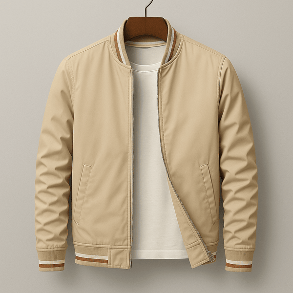 JULIAN | MEN'S CASUAL BOMBER JACKET, SPORTY ZIP-UP SPRING OUTERWEAR