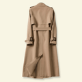 MADELINE | WOMEN'S DOUBLE-BREASTED BELTED TRENCH COAT, ELEGANT LONG OUTERWEAR - Zarino Newstyle