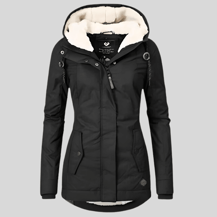 MAREN | WOMEN'S HOODED FLEECE-LINED WINTER COAT, WARM WEATHER-RESISTANT OUTERWEAR - Zarino Newstyle