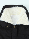 MARIBEL | WOMEN'S FAUX FUR COLLAR MID-LENGTH PARKA, DRAWSTRING WAIST WINTER COAT - Zarino Newstyle