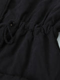 MARIBEL | WOMEN'S FAUX FUR COLLAR MID-LENGTH PARKA, DRAWSTRING WAIST WINTER COAT - Zarino Newstyle
