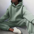 MARITTE | WOMEN'S TWO-PIECE HOODED LOUNGE SET, OVERSIZED SWEATSHIRT & COMFORT JOGGERS - Zarino Newstyle