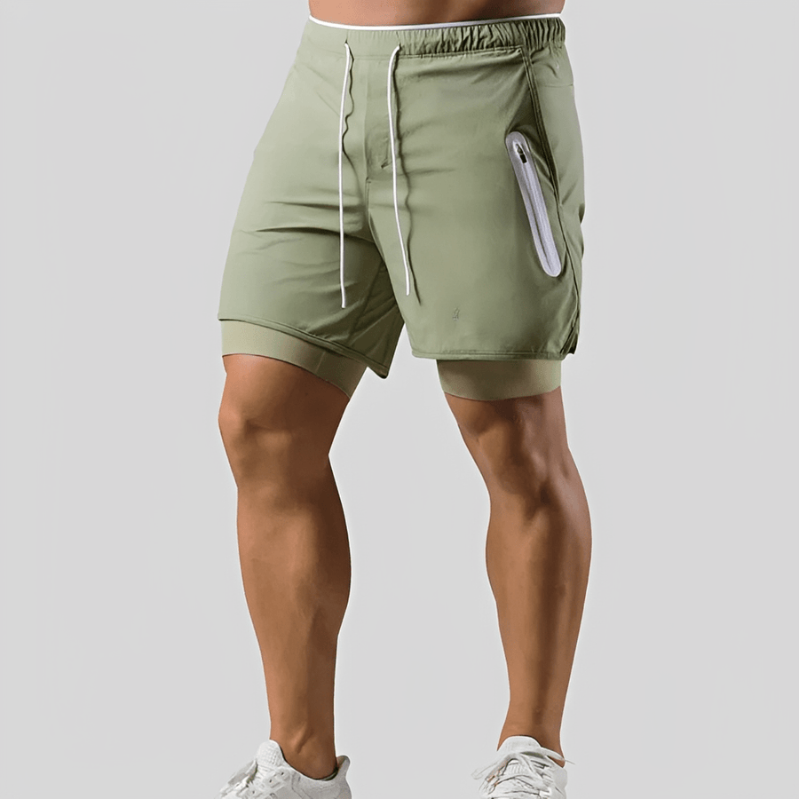 MEN'S 2 - IN - 1 TRAINING SHORTS - Zarino Newstyle