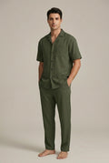 MEN'S BUTTON - UP SHIRT & TAILORED TROUSER SET - Zarino Newstyle