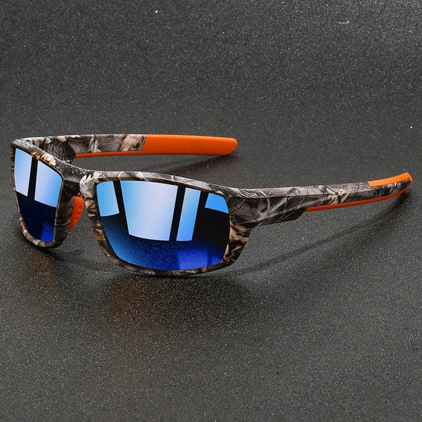 MEN'S CAMO PRINT POLARIZED OUTDOOR SPORT SUNGLASSES