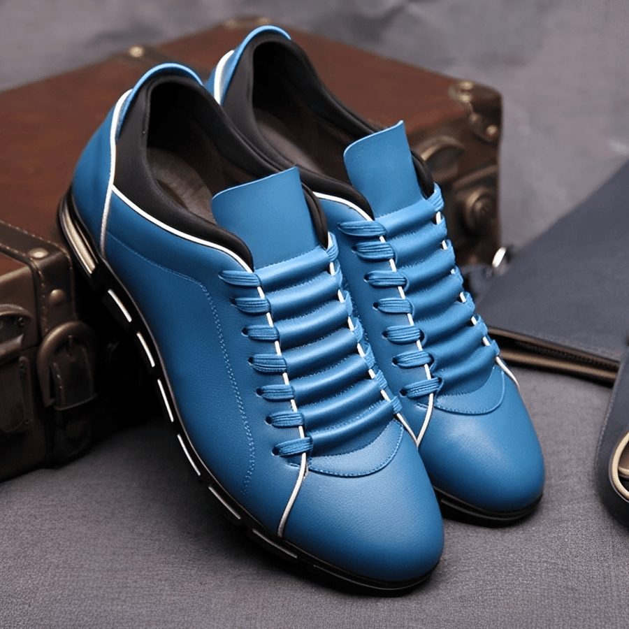 MEN'S CASUAL LACE - UP LEATHER SHOES - Zarino Newstyle
