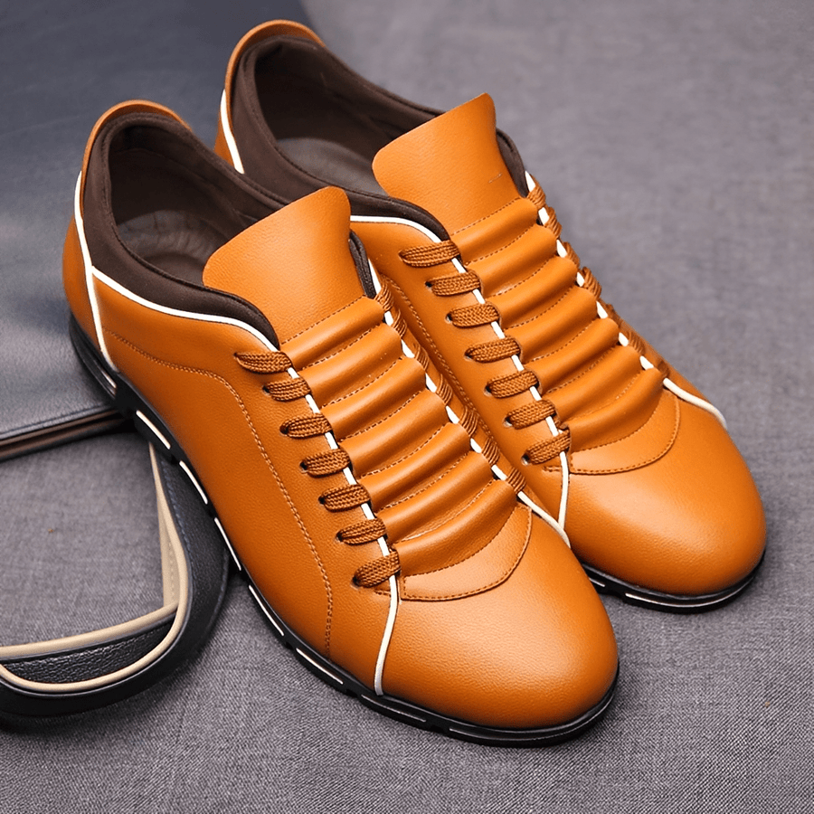 MEN'S CASUAL LACE - UP LEATHER SHOES - Zarino Newstyle