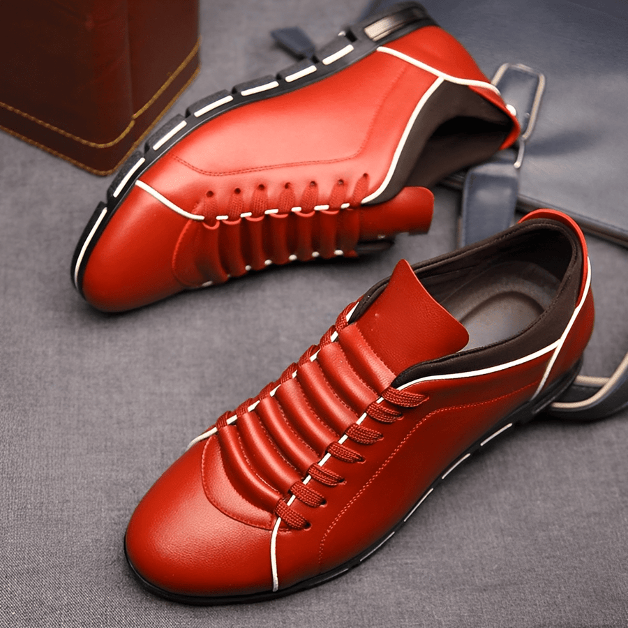 MEN'S CASUAL LACE - UP LEATHER SHOES - Zarino Newstyle