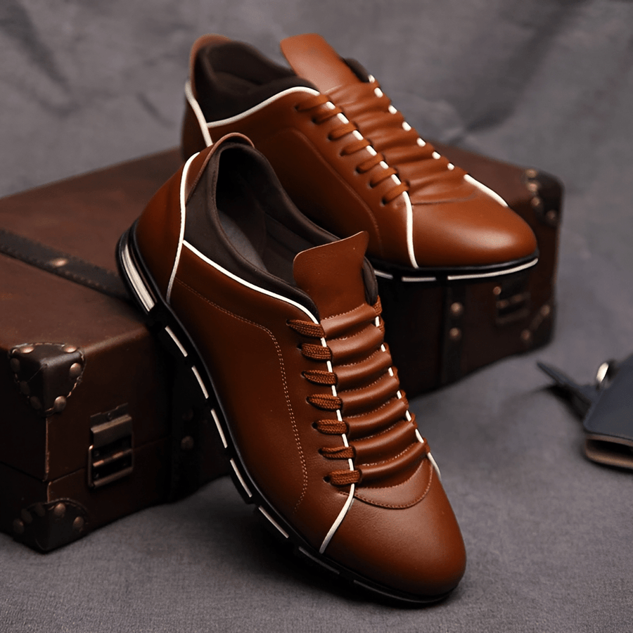 MEN'S CASUAL LACE - UP LEATHER SHOES - Zarino Newstyle