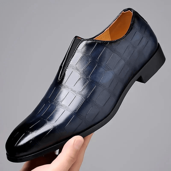 MEN'S CLASSIC SLIP-ON OXFORD DRESS SHOES