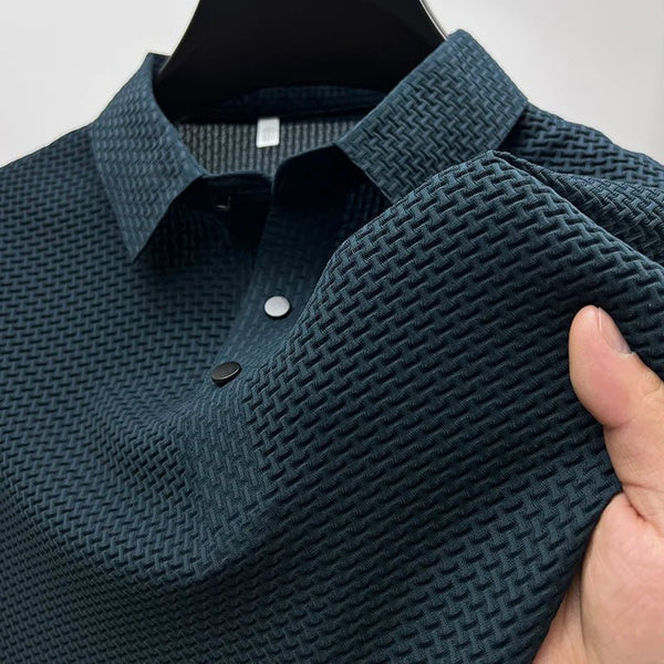 MEN'S CLASSIC TEXTURED POLO SUMMER SHIRT - Zarino Newstyle