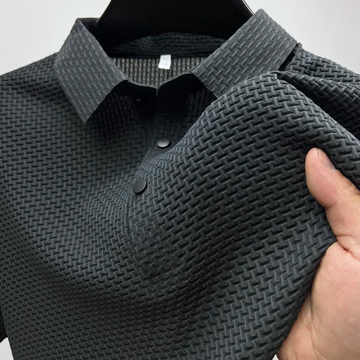 MEN'S CLASSIC TEXTURED POLO SUMMER SHIRT - Zarino Newstyle