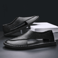 MEN'S CROSSOVER WRAP SLIP - ON SANDALS OPEN TOE CASUAL FLAT SHOES - Zarino Newstyle