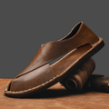 MEN'S CROSSOVER WRAP SLIP - ON SANDALS OPEN TOE CASUAL FLAT SHOES - Zarino Newstyle