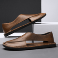 MEN'S CROSSOVER WRAP SLIP - ON SANDALS OPEN TOE CASUAL FLAT SHOES - Zarino Newstyle
