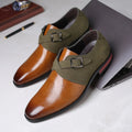MEN'S DOUBLE BUCKLE MONK STRAP LOAFERS DRESS SHOES - Zarino Newstyle