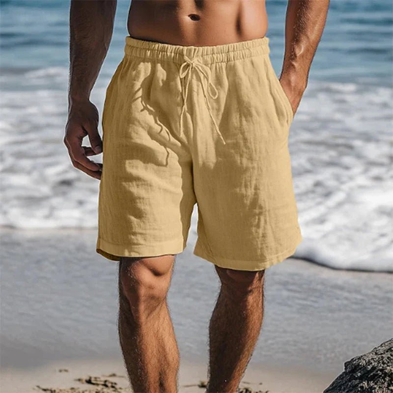 MEN'S DRAWSTRING KNEE LENGTH SUMMER SWIM TRUNKS - Zarino Newstyle