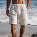MEN'S DRAWSTRING KNEE LENGTH SUMMER SWIM TRUNKS - Zarino Newstyle