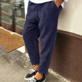 MEN'S ELASTIC WAIST STRAIGHT LEG SUMMER TROUSERS - Zarino Newstyle