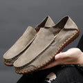 MEN'S HANDMADE SUEDE SLIP - ON SUMMER LOAFERS - Zarino Newstyle