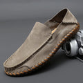 MEN'S HANDMADE SUEDE SLIP - ON SUMMER LOAFERS - Zarino Newstyle