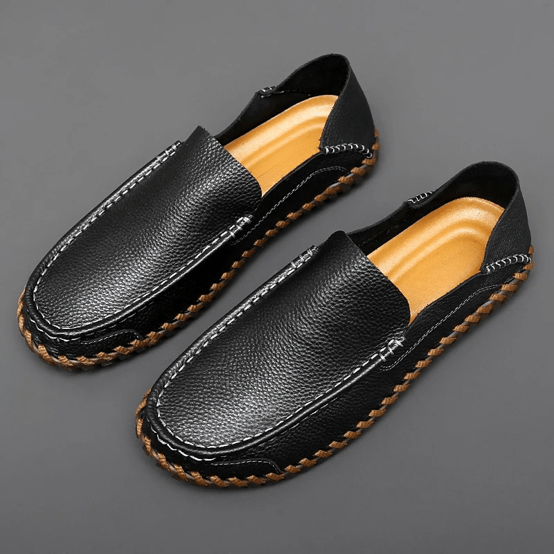 MEN'S HANDMADE SUEDE SLIP - ON SUMMER LOAFERS - Zarino Newstyle