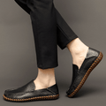 MEN'S HANDMADE SUEDE SLIP - ON SUMMER LOAFERS - Zarino Newstyle