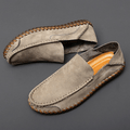 MEN'S HANDMADE SUEDE SLIP - ON SUMMER LOAFERS - Zarino Newstyle