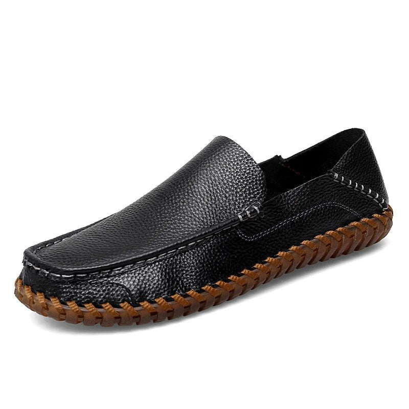 MEN'S HANDMADE SUEDE SLIP - ON SUMMER LOAFERS - Zarino Newstyle