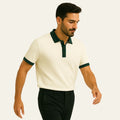 MEN'S HERITAGE CONTRAST TRIM SUMMER POLO SHIRT - Zarino Newstyle