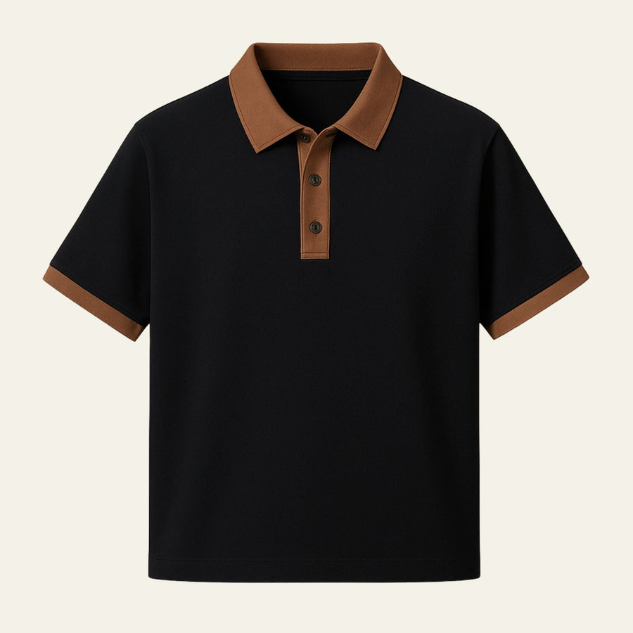 MEN'S HERITAGE CONTRAST TRIM SUMMER POLO SHIRT - Zarino Newstyle