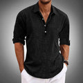 MEN'S LAPEL COLLAR BUTTON PLACKET CASUAL SHIRT - Zarino Newstyle