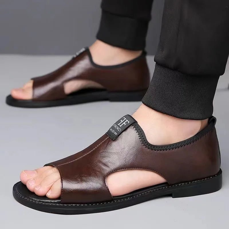 MEN'S LEATHER SUMMER SANDALS - Zarino Newstyle